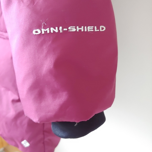 Columbia Girls Snow Escape Hooded Winter Down Puffer Long Jacket Size 14 / 16 - Picture 12 of 16